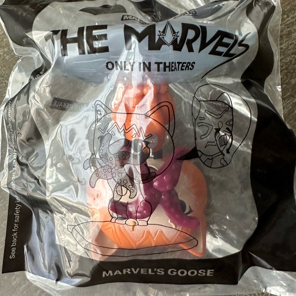 McDonald’s Happy Meal toy: Marvel Studios THE MARVELS “Marvel’s Goose” #3